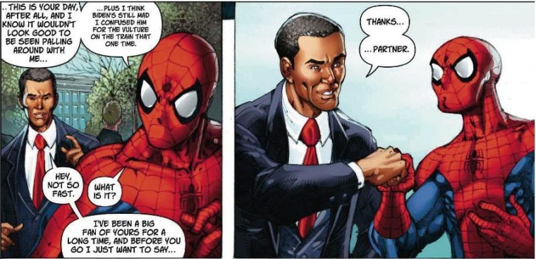 Spider-Man meets Obama (39599)