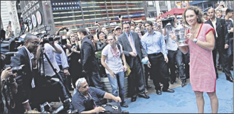 First lady Michelle Obama talks Let's Move at U.S. Open (36946)