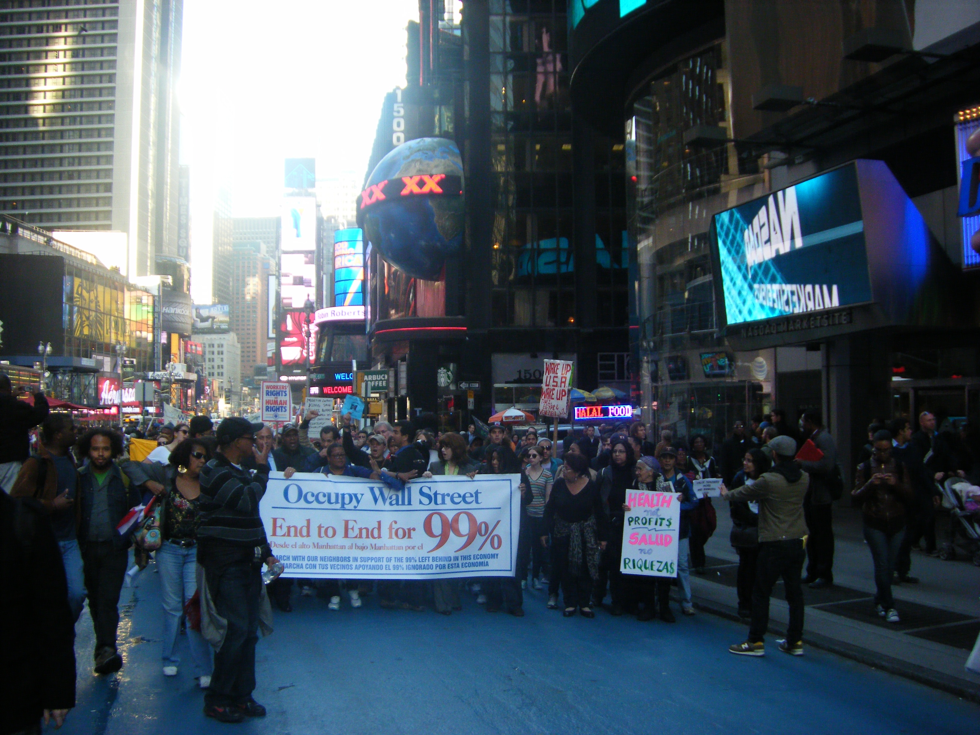 Protestors march from Washington Heights to Wall Street (39013)