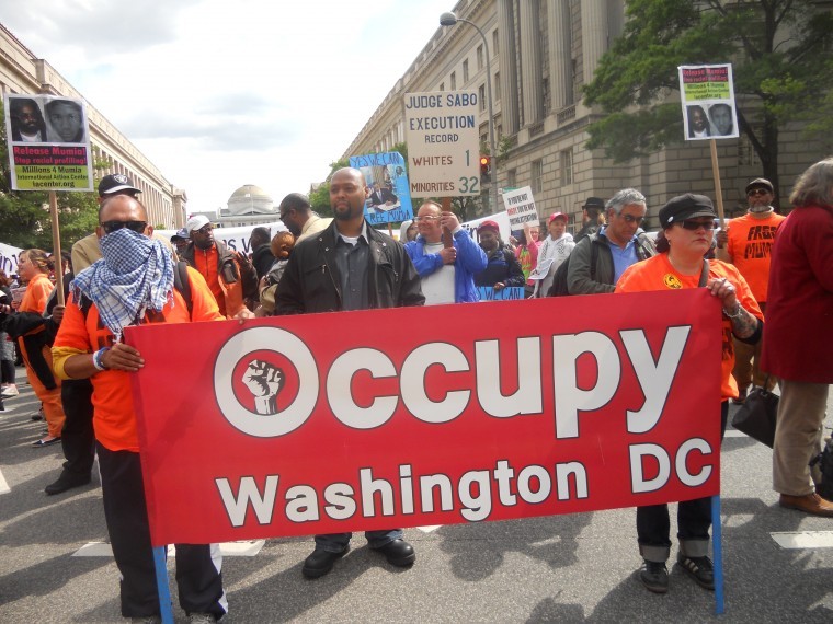 Over 1,000 occupy the DOJ for Mumia's 58th birthday (39137)