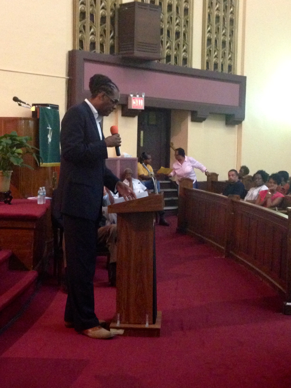 Brooklyn District Leader Robert E. Cornegy speaks about how the closure of Interfaith Medical Center will affect the Black community. (27695)