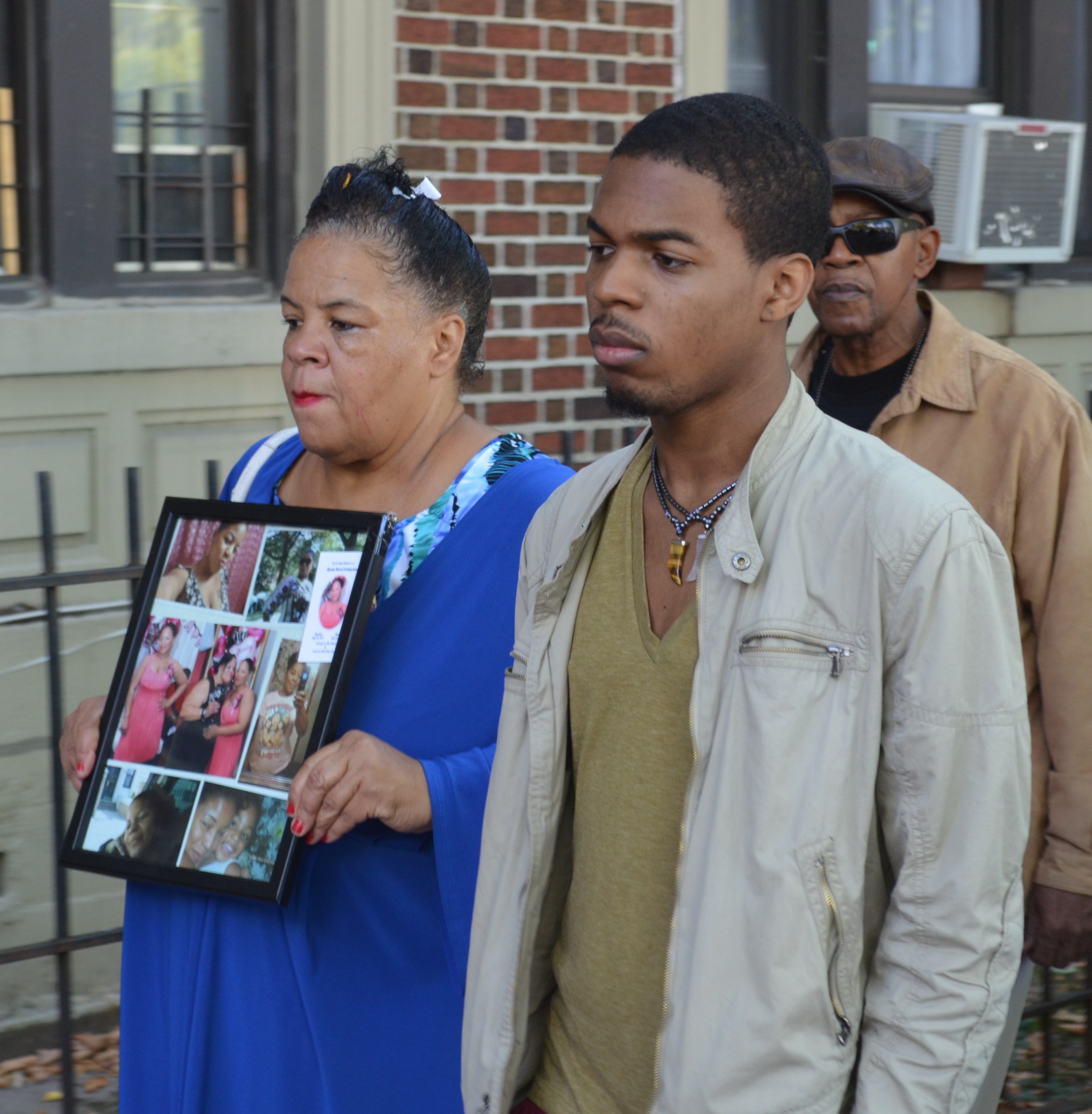 Kyam Livingston's son, Alex Livingston with his grandmother Anita Neal. (33193)