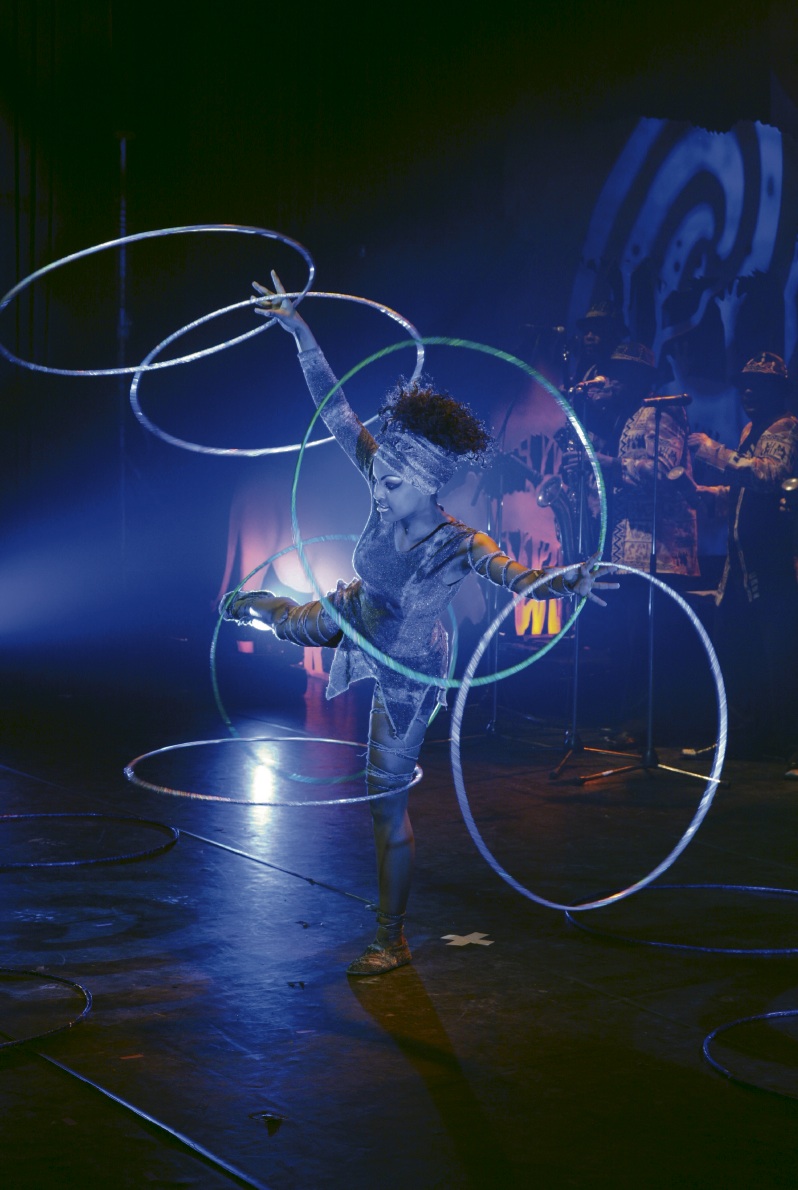 Dancer shows off talent during performance. (54902)