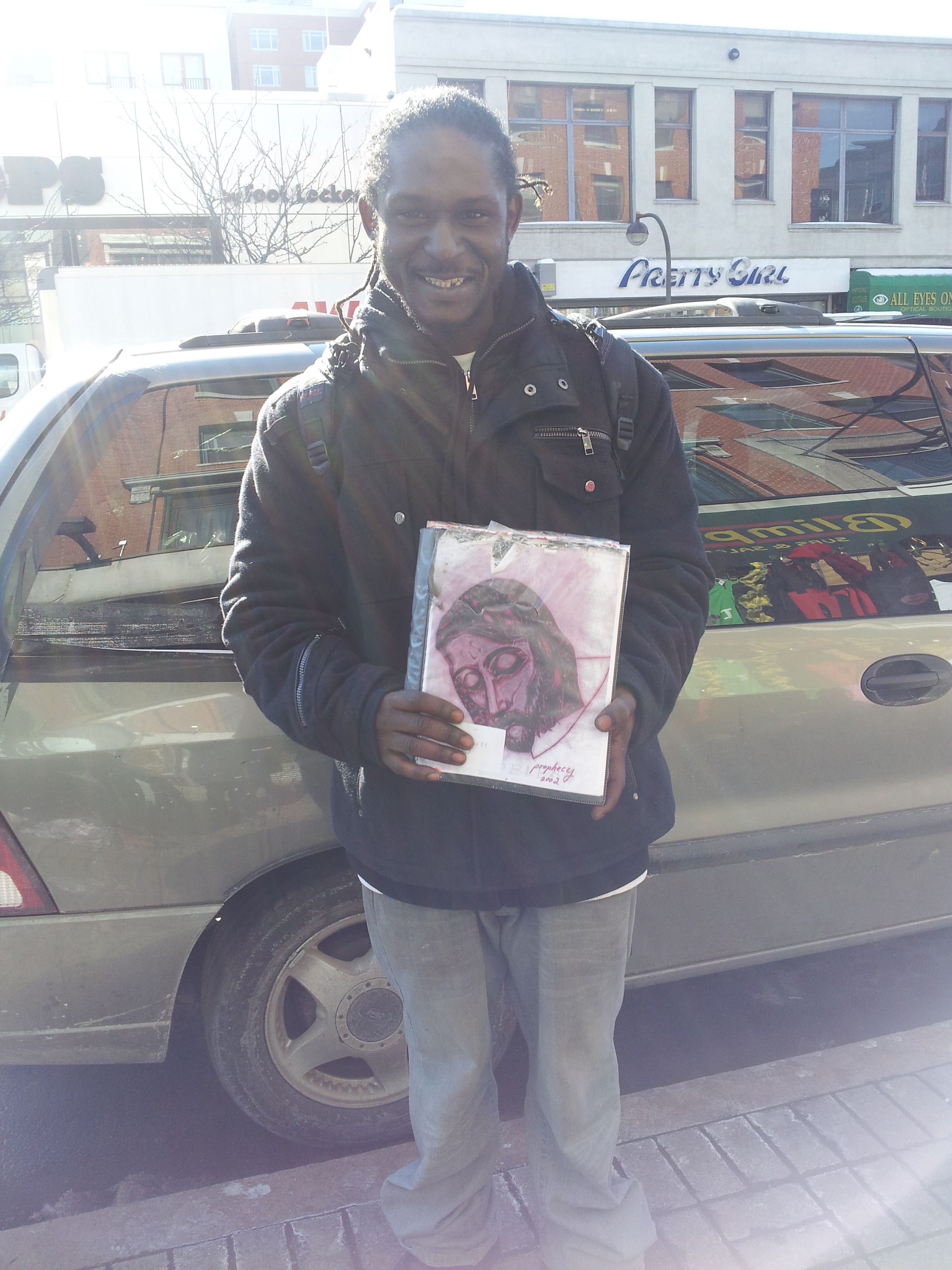 Albert Plummer, 27, walking-artist (59629)