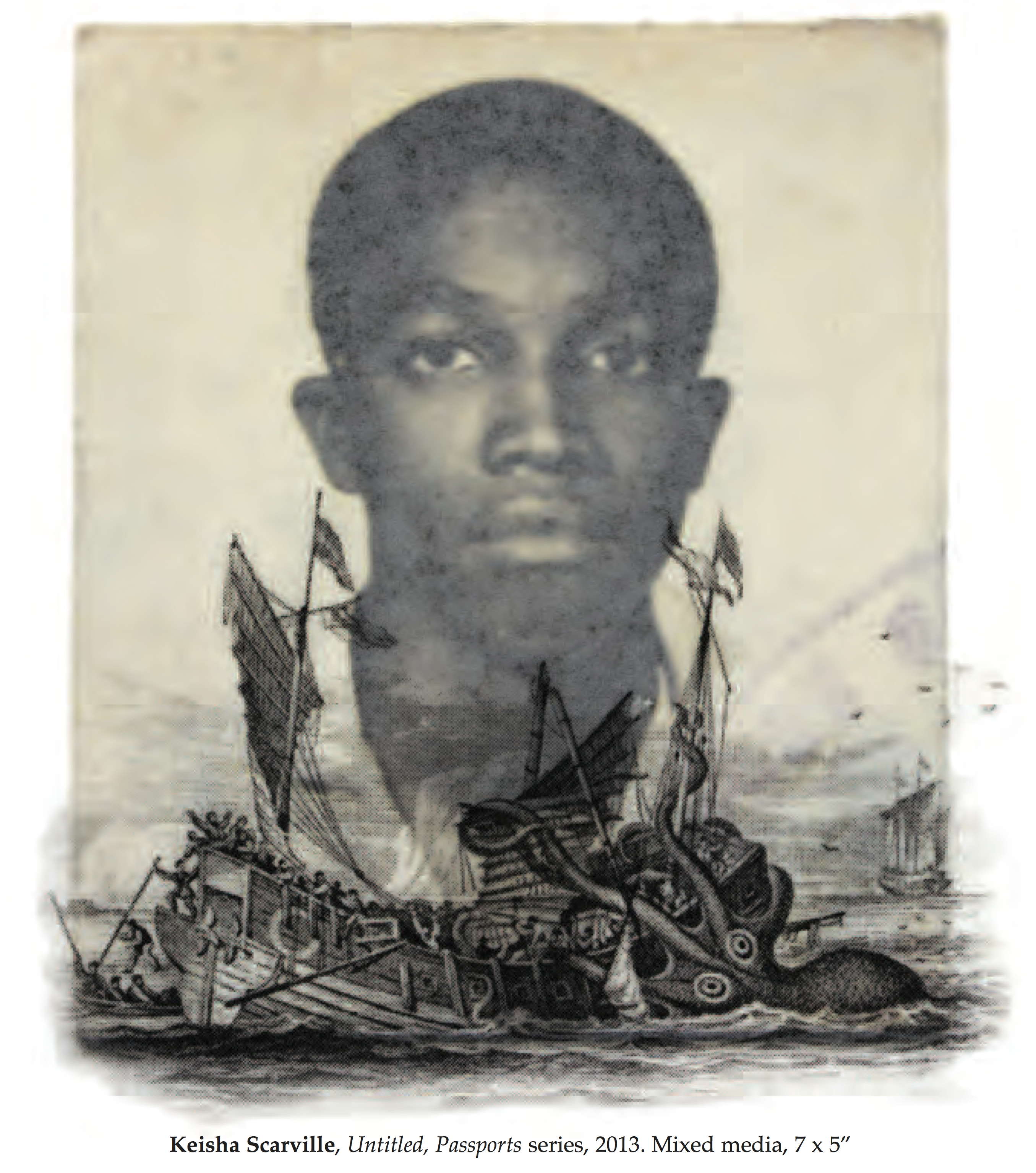 Keisha Scarville. Untitled, Passports series, 2013. (66440)