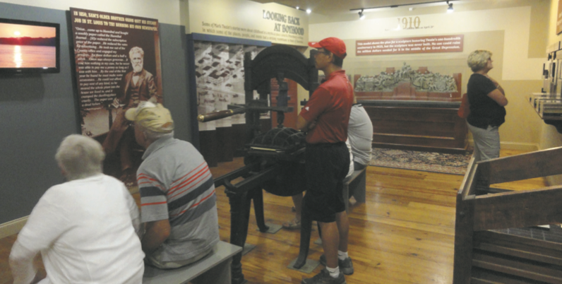 Visitors come from all around the world to visit the Mark Twain Boyhood Home and Museum. (66433)