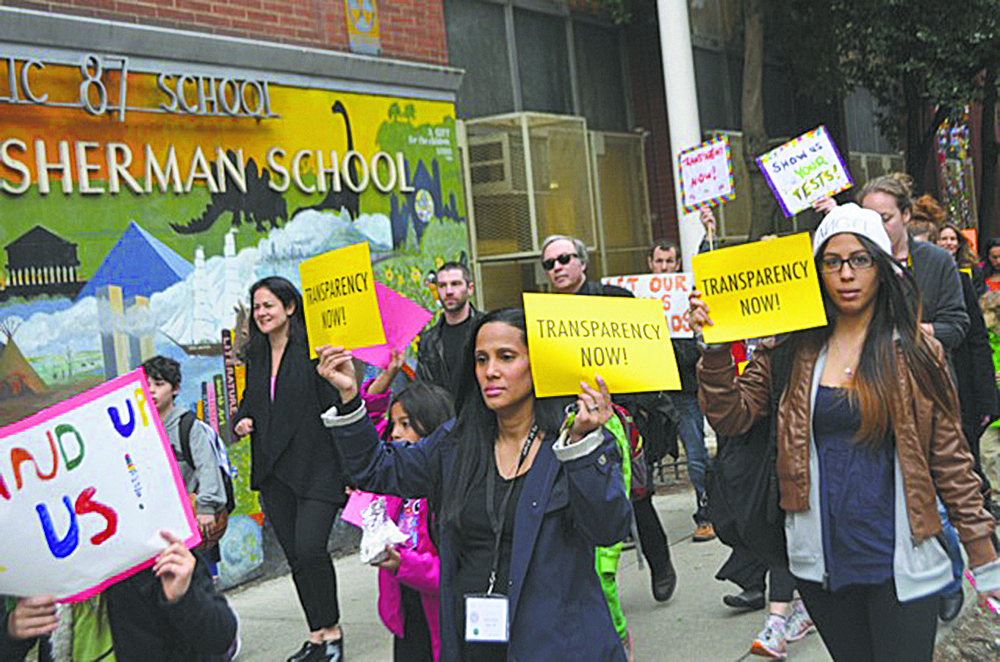 City schools protest against Common Core (69383)