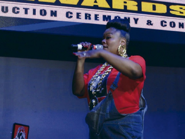 The Hip Hop Hall of Fame was honored to have the legendary Roxanne Shante serve as host of the 2014 Hip Hop Hall of Fame Awards Show at Stage 48. (75581)