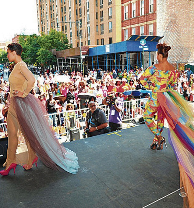 The Fashion Flava Fashion Show promotes high fashion to an appreciative crowd during Summer In The City on 135st (2012) (83515)