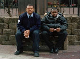 Men posing for the camera for Caroline Tompkins' Hey Baby project. via http://www.carolinetompkins.com/ (103269)
