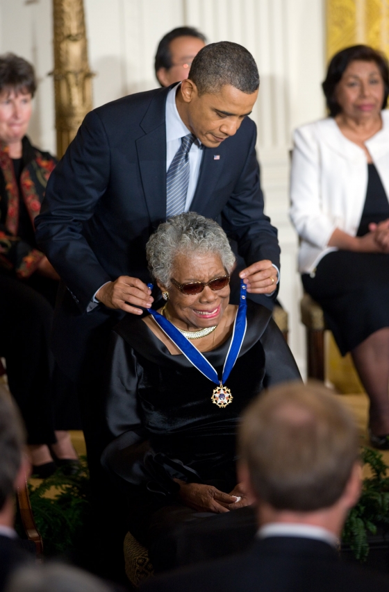 Dr. Maya Angelou and President Barack Obama (113437)