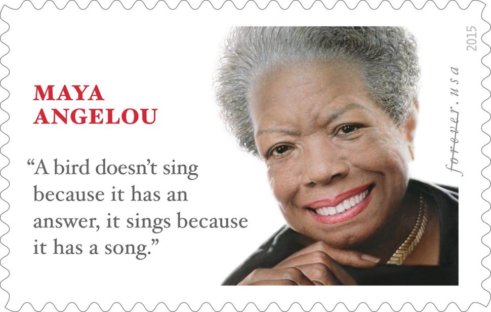 Maya Angelou Forever Stamp (127802)
