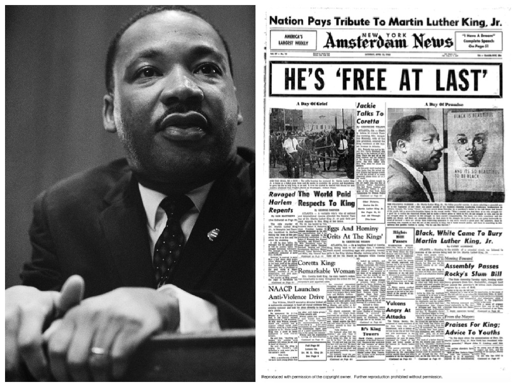 martin luther king jr pictures of his death