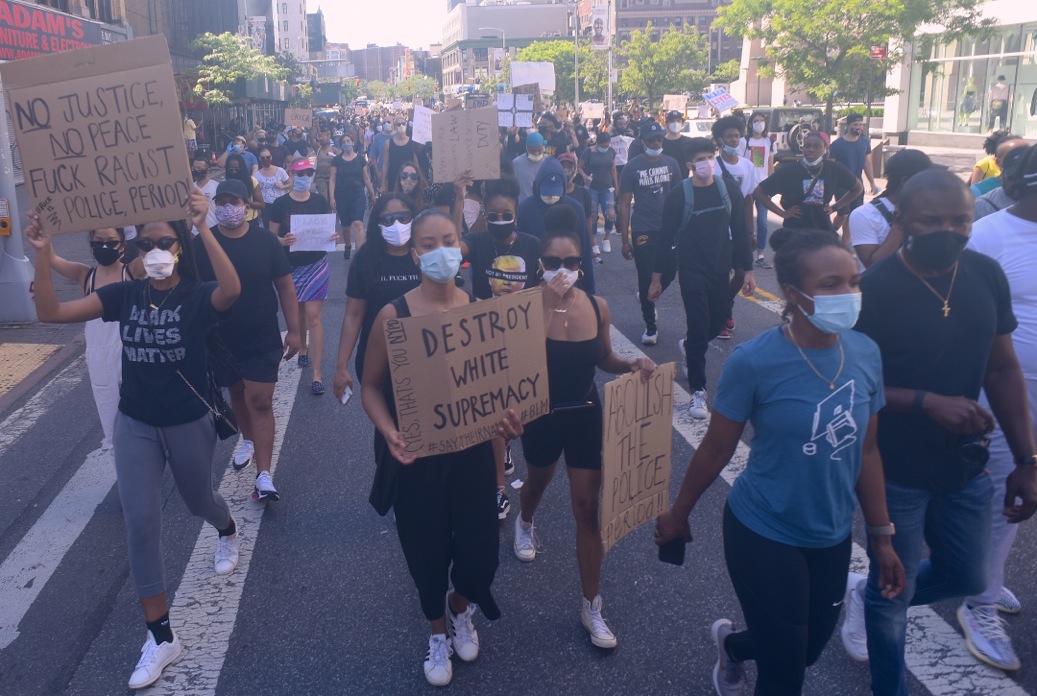 Protesters in the streets letting their voices be heard (293609)