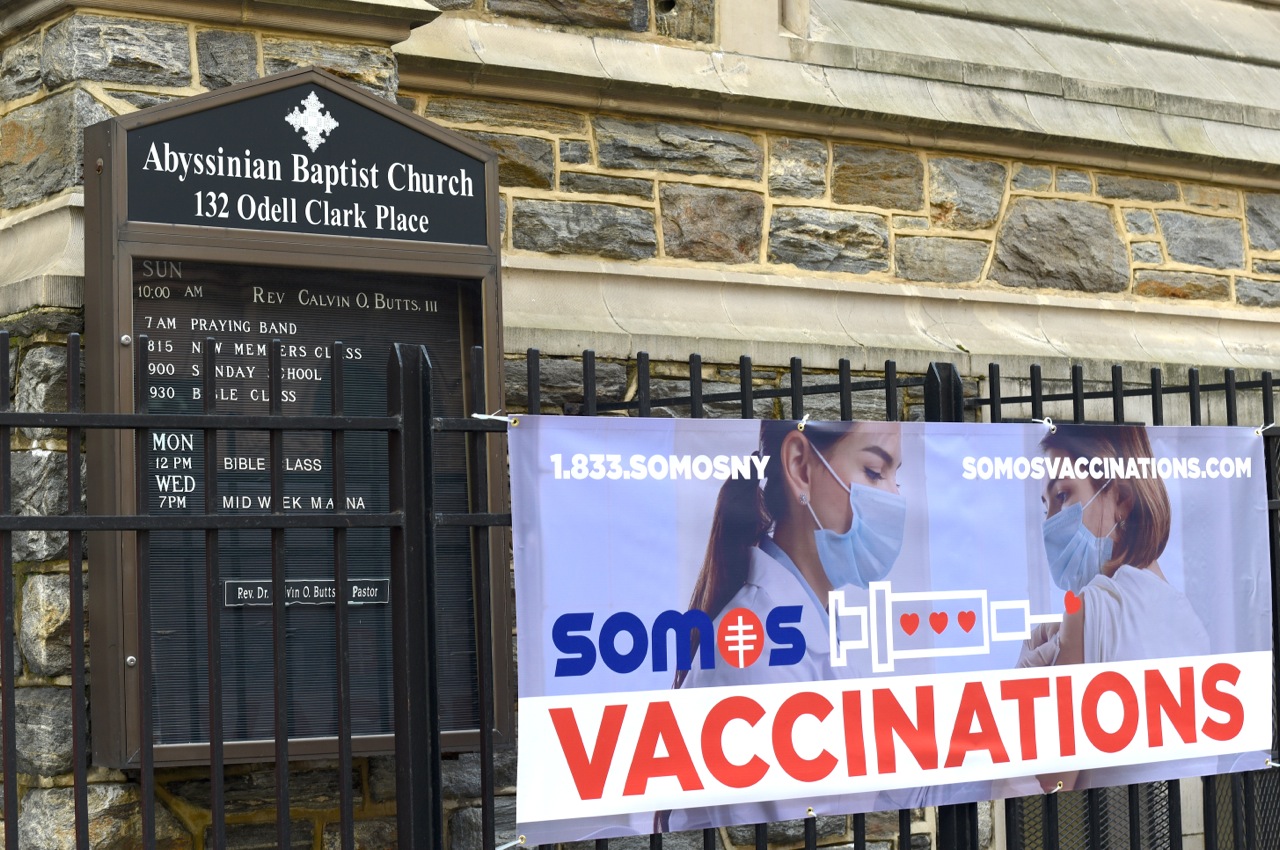 Abyssinian Baptist Church opened it’s doors for vaccination this past weekend (301055)