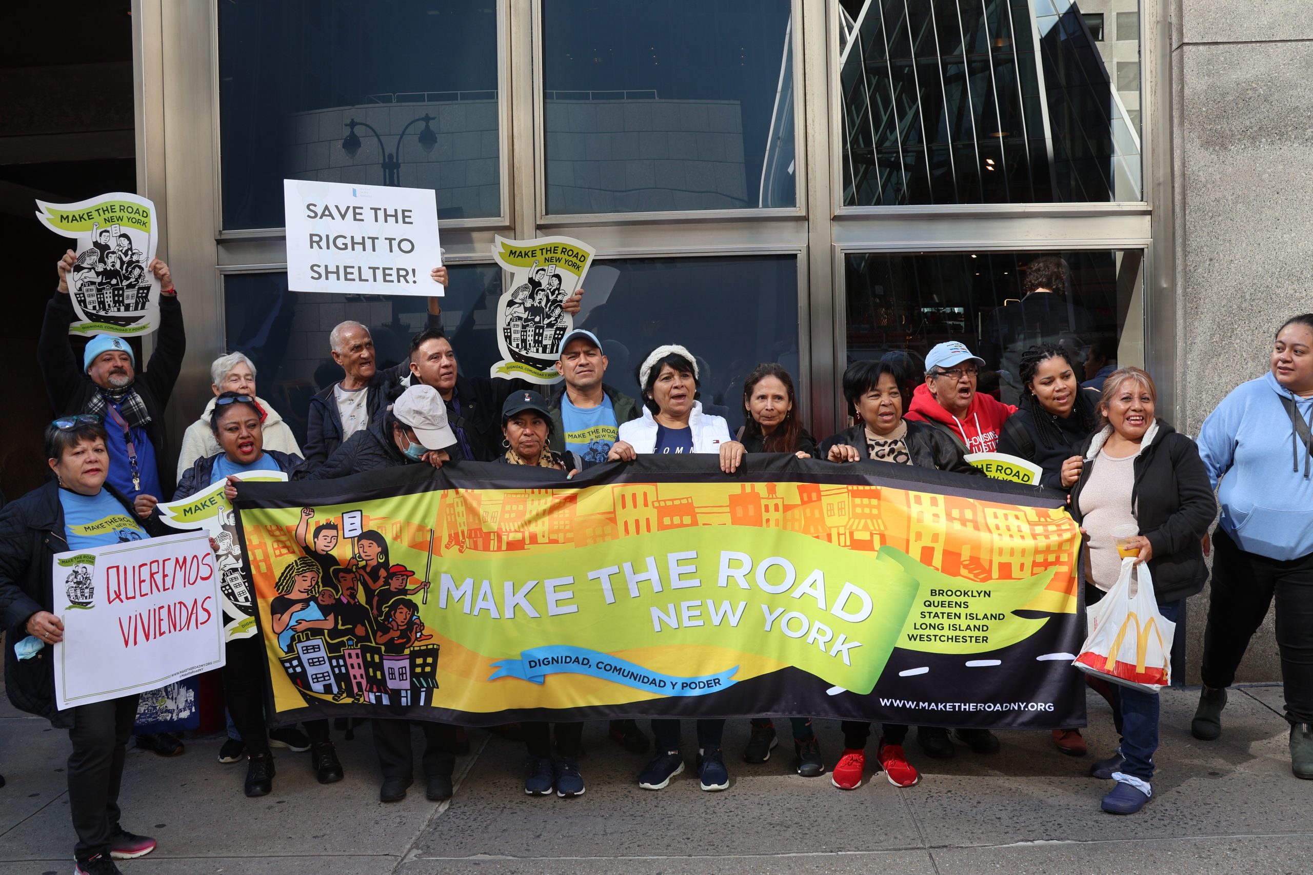 Battle over right-to-shelter law: Hochul backs Adams