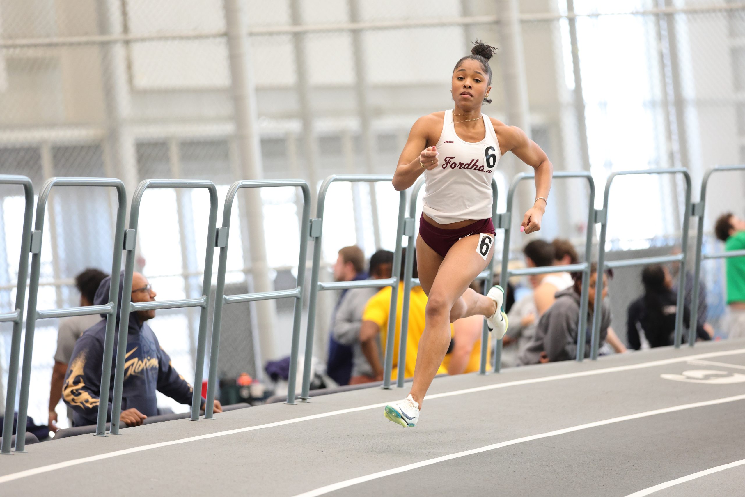 Fordham sprinter Alexandra Williams treasures her final collegiate meets