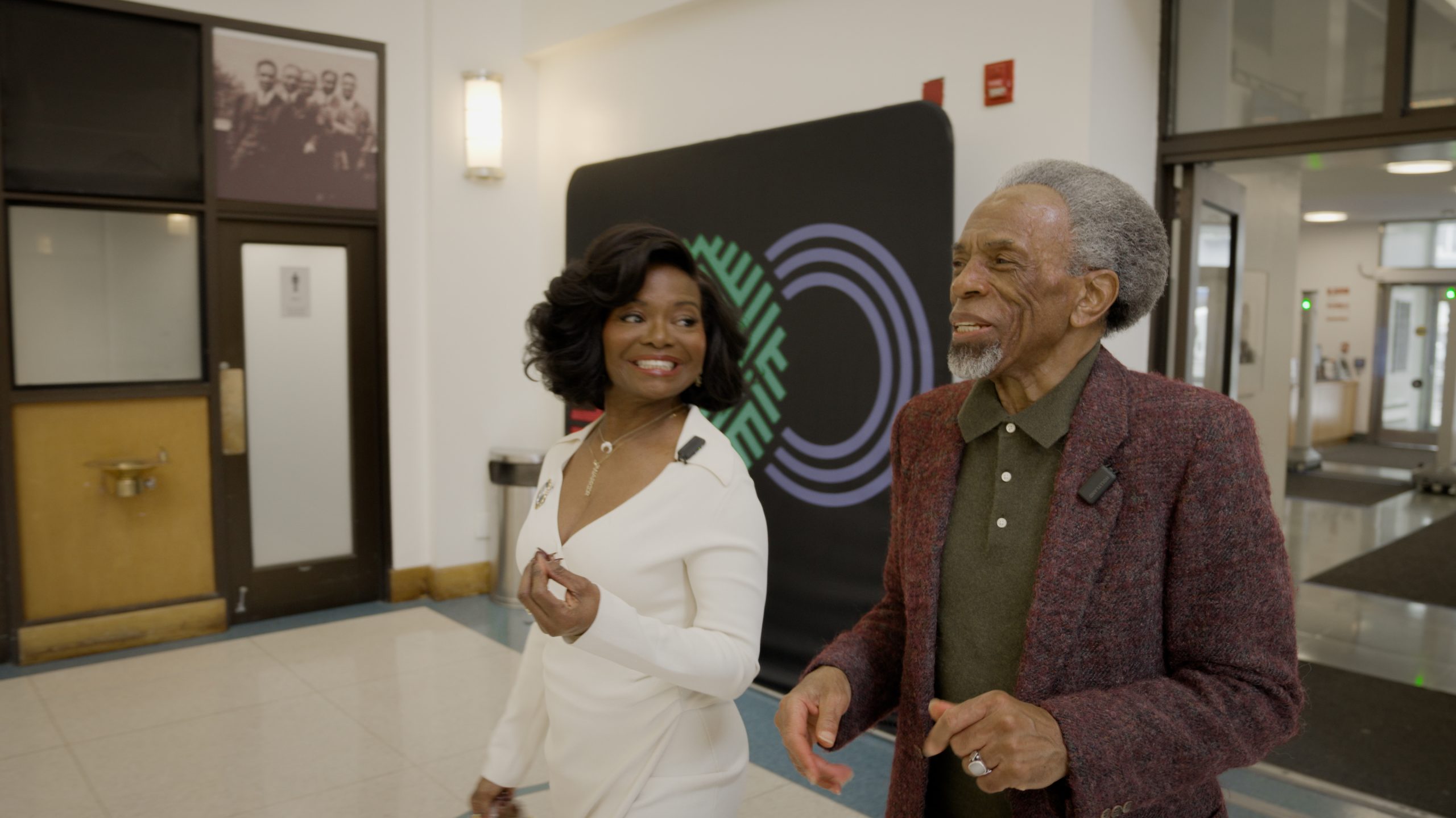 André De Shields, LaChanze walk-through Schomburg Center André De Shields, LaChanze walk-through Schomburg Center