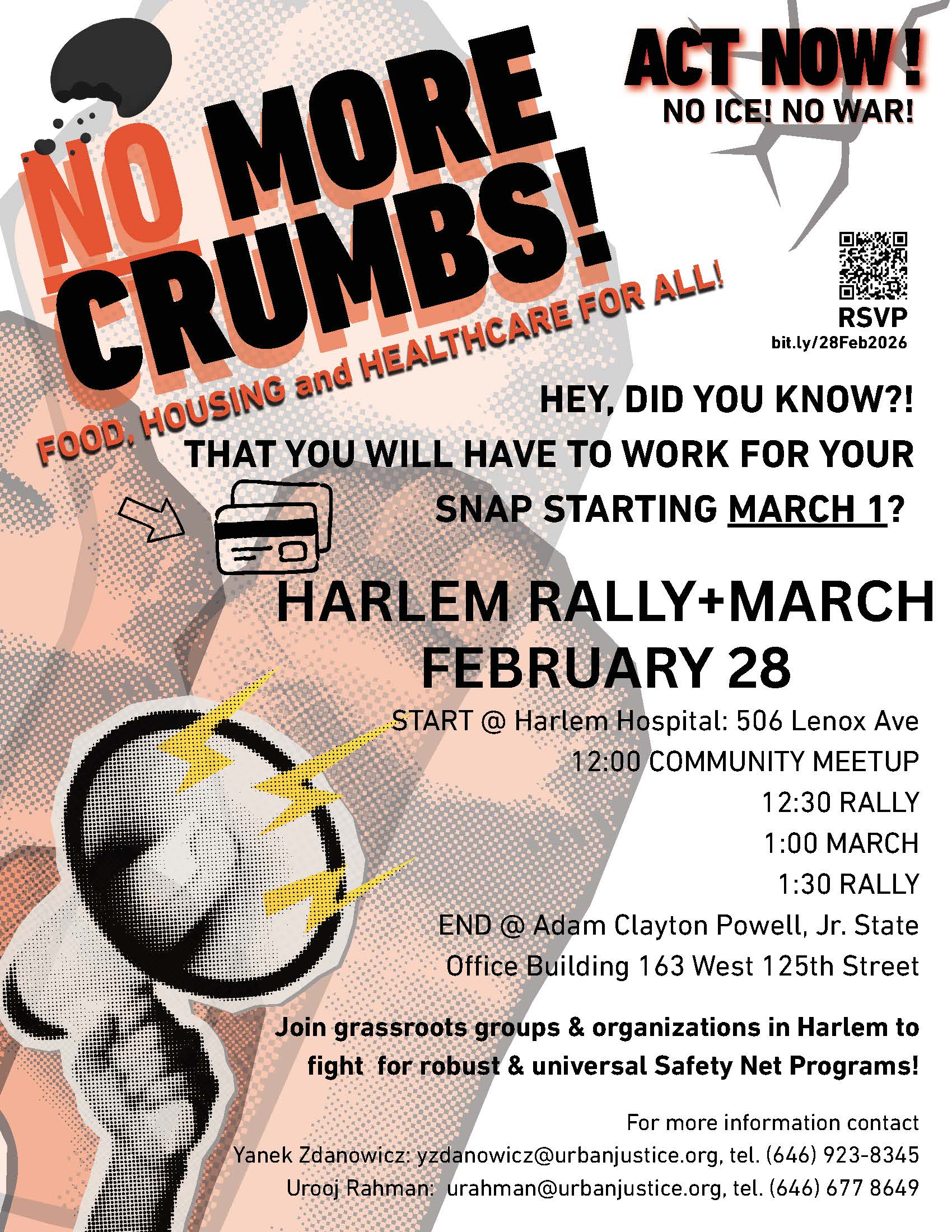 ‘No More Crumbs rally’ blasts SNAP cutoffs after work rules returned on March 1