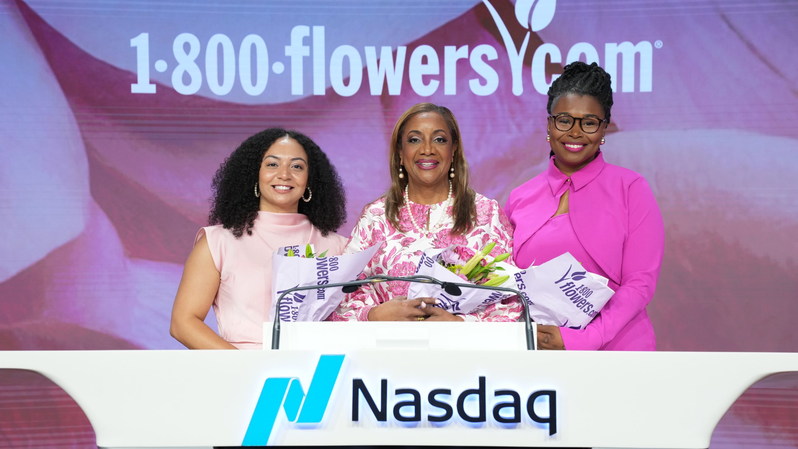 Alpha Kappa Alpha Sorority, Inc. rings opening bell at Nasdaq with 1-800-FLOWERS.COM