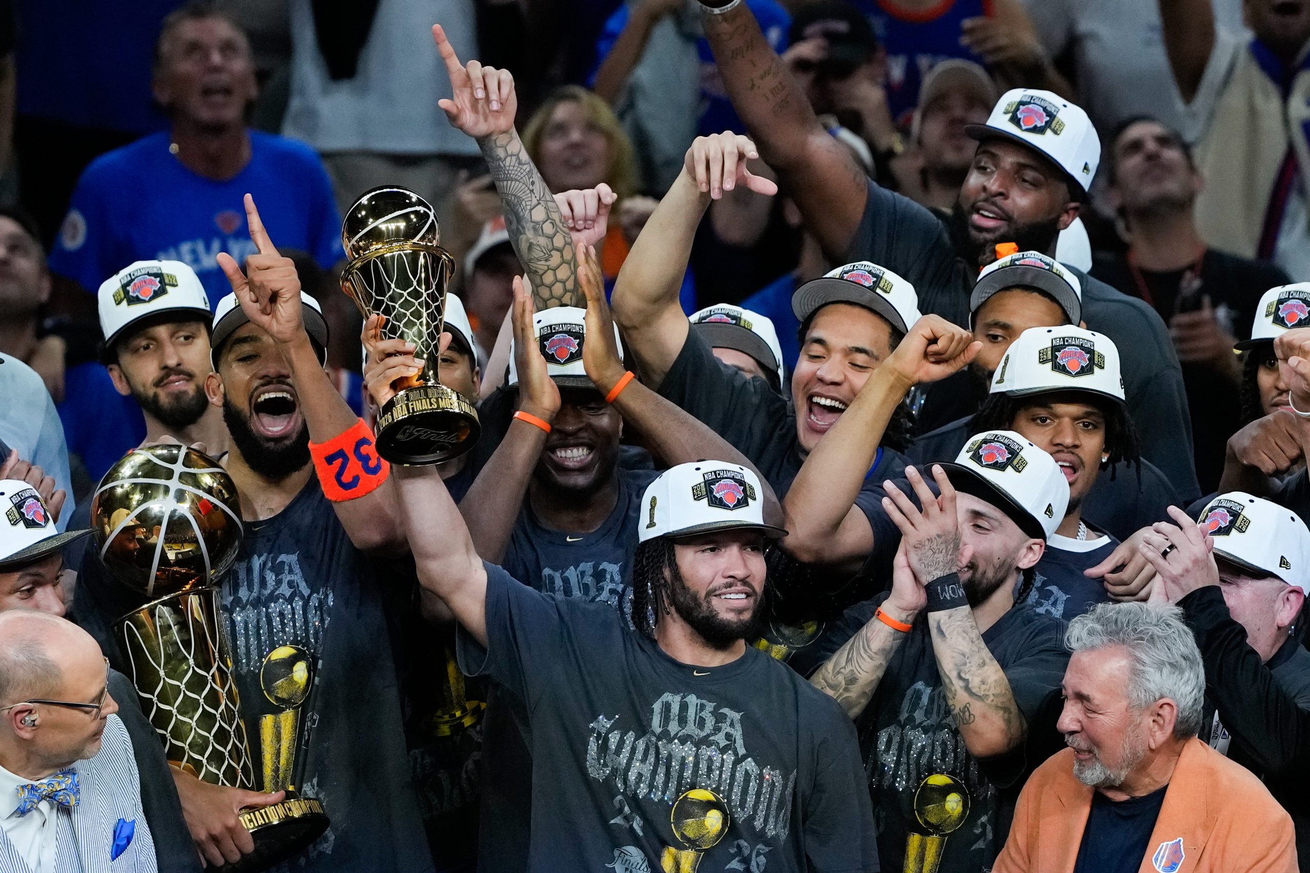 New York or nowhere, baby!  Brunson wills the Knicks to first NBA title since 1973