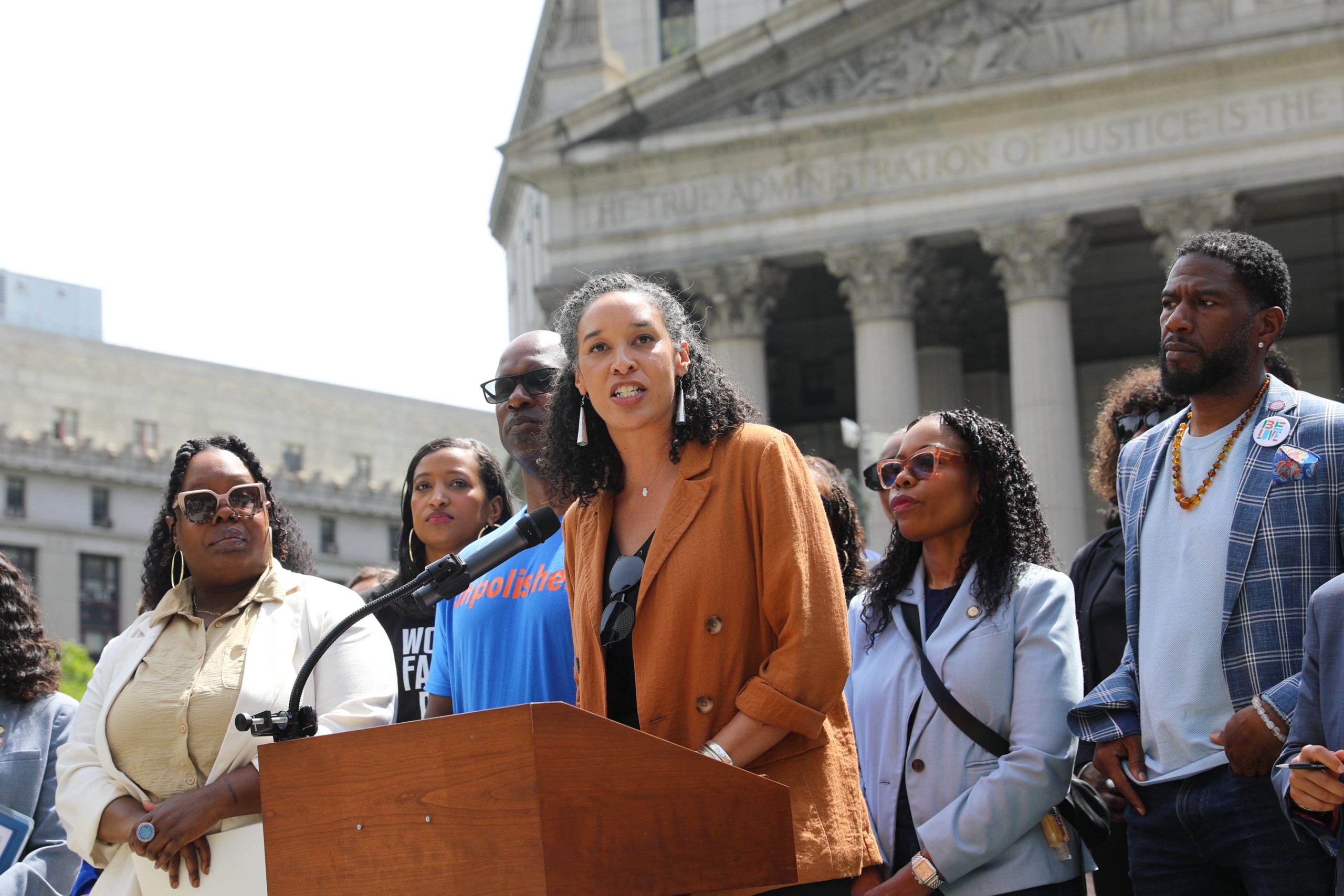 NYC activists, marchers stand in solidarity with Black southern voters at rally